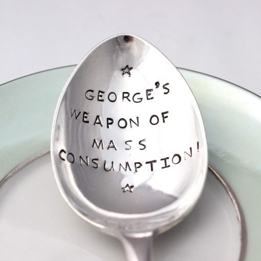 Personalised message spoon