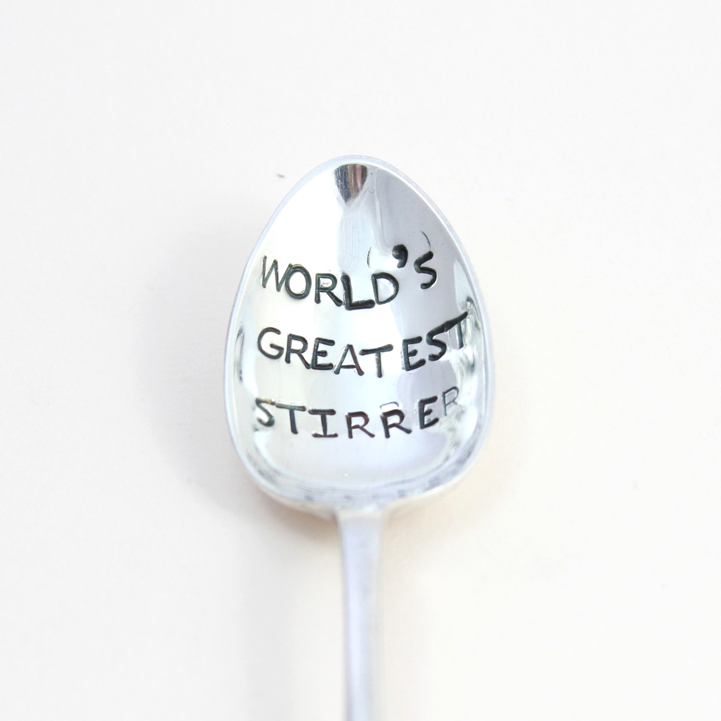 This tea spoon can be personalised. 