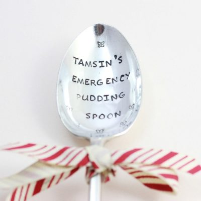 personalised pudding spoon