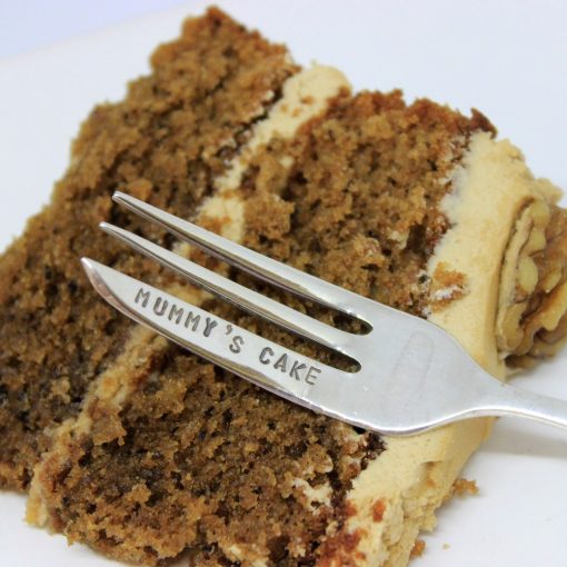 personalised cake fork